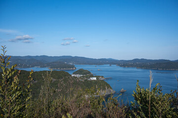 晴天の南海展望公園