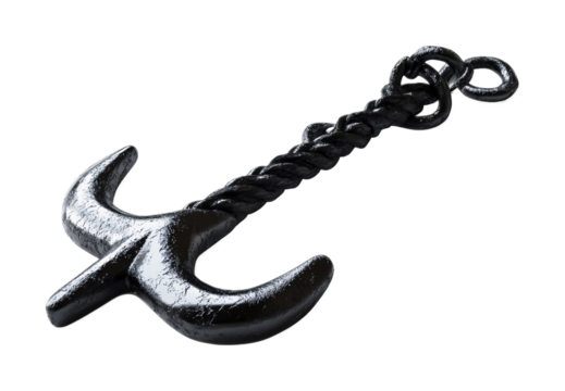 Climbing Wall Anchor for Secure Mounting - Isolated on White Background