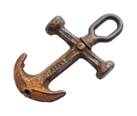 Climbing Wall Anchor for Secure Mounting - Isolated on White Background