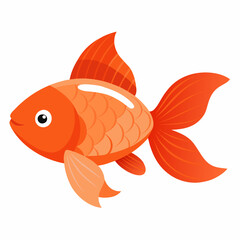 Stunning pearl-scale goldfish vector artwork, perfect for creative projects and design use.