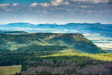 picturesque panorama of the Table Mountains