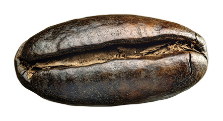 Premium Coffee Bean Selection Isolated on White Background