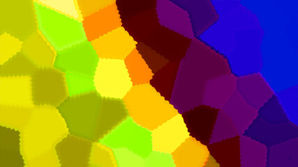 Colorful Hexagon Texture Sleek And Modern Geometric Seamless Pattern.. Abstract Octagonal Polygonal Texture In Paper Design Background