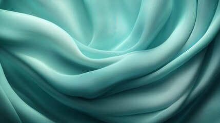A close up of a blue fabric with folds