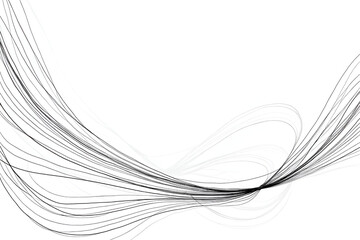 Fototapeta premium Abstract line art background vector. Minimalist pencil hand drawn contour doodle scribble curve lines style background. Design illustration for fabric, print, cover, banner, decoration, wallpaper