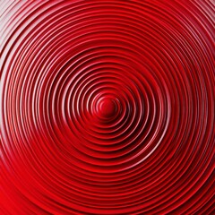 Naklejka premium Intricate Red Concentric Circles Graphic Design. Abstract Circular Patterns for Visual Art. Modern Geometric Design Elements.