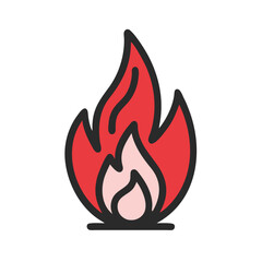 flame icon design