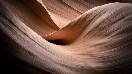 A close up of a rock formation with a black background