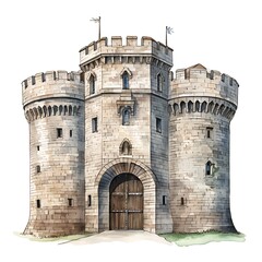 Bastille fortress, paris, france, symbolizing french revolution, history and architecture