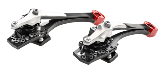 Cycling Brake Pads for Reliable Stopping Power - Isolated on White Background