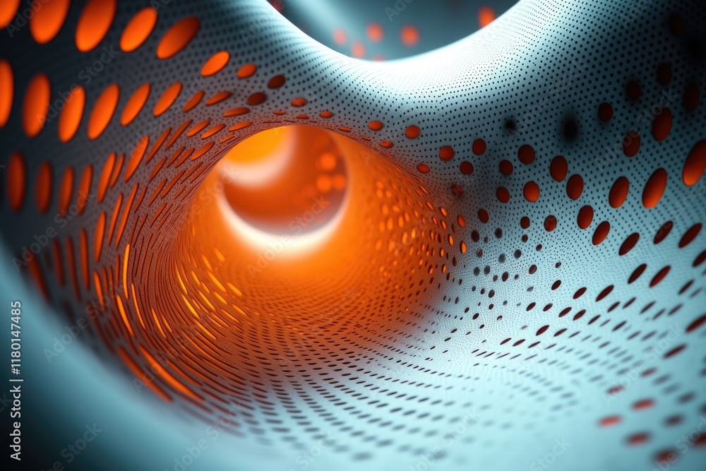 Poster A close-up view of a bowl with holes, ideal for use in tutorials or demonstrations on crafting and DIY projects