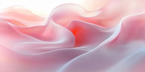 Obraz premium An ethereal dance of soft pink fabric against a pale white background, perfect for serene branding, wedding invitations, or calming seasonal decor.