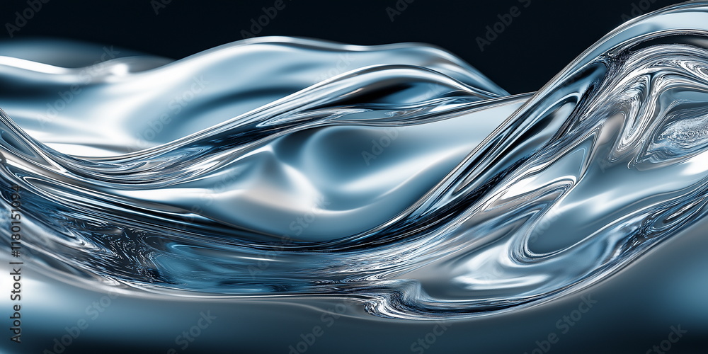 Poster an abstract image where smooth lines create the fe_009