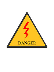 Obraz premium warning sign