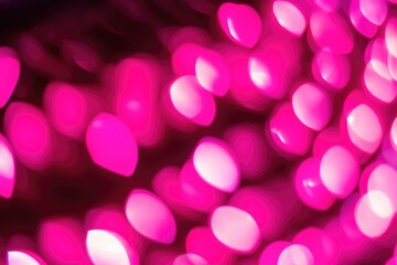 A close-up shot of a cluster of pink lights