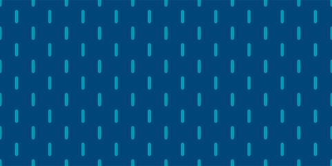 Seamless rain pattern with rounded lines. Blue geometric background.
