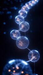Visualization of balance floating spheres balanced_002