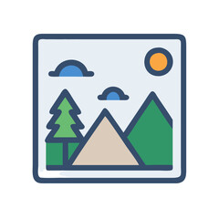 landscape icon design