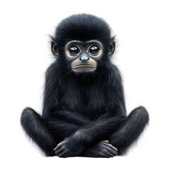 Obraz premium Animal, Spider Monkey, Amazon Rainforest, Nature, Art, Image, with Transparent Background PNG, for Stickers, T-Shirt Print, Cap, Mug, Flip Flops, Mousepad, Transparent PNG