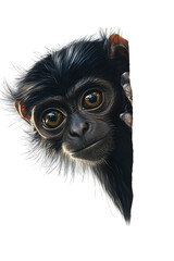 Animal, Spider Monkey, Amazon Rainforest, Nature, Art, Image, with Transparent Background PNG, for Stickers, T-Shirt Print, Cap, Mug, Flip Flops, Mousepad, Transparent PNG