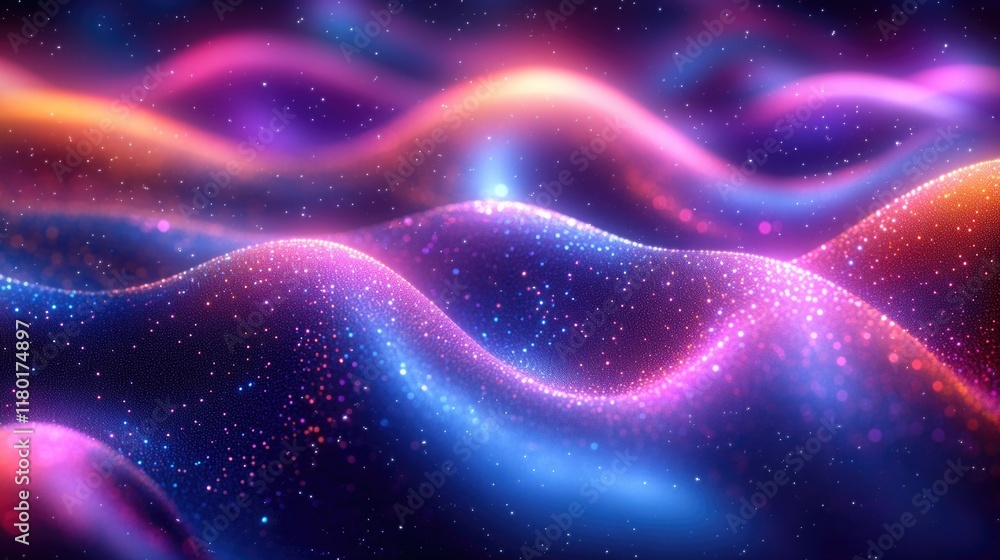 Poster Abstract representation of a wave of light