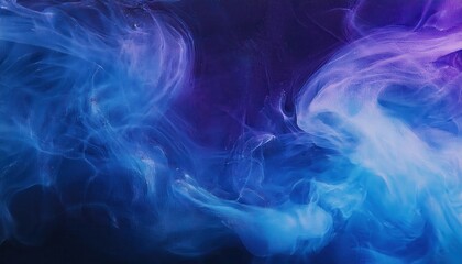 Obraz premium ethereal blue and purple abstract fluid art with swirling textures, perfect for digital backgrounds, banners, or creative designs