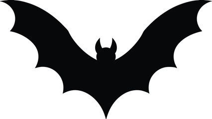 bat silhouette vector design