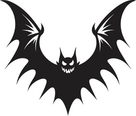 bat silhouette vector illustrations