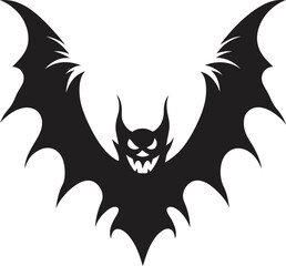 bat silhouette vector illustrations