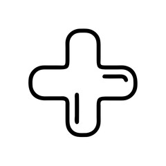 plus sign icon design