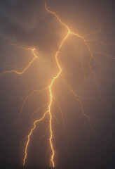 a background with yellow lightning and thunder, 8k unreal engine photorealism, with white tones