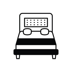 Double Bed vector icon