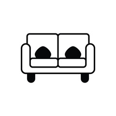 Couch vector icon