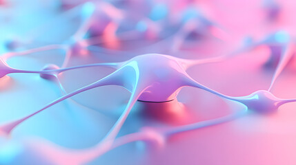 Glowing Neural Cell with Dendrites – Futuristic Visualization of Brain Activity