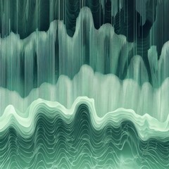 Abstract Digital Art with Layered Geometric Patterns