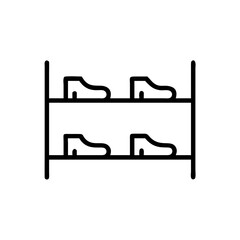 shoe rack icon design