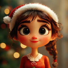 portrait of a doll