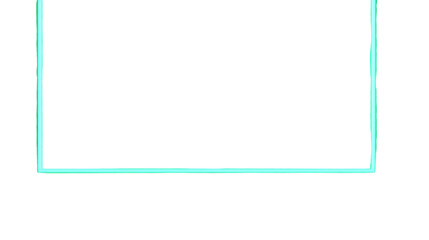 Dark neon green light lines in beton room isolated on white background