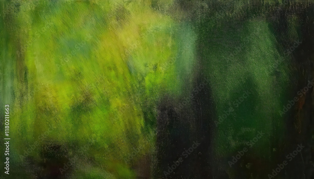 Poster abstract green and yellow textured background with dark gradients for nature inspired decor or graph