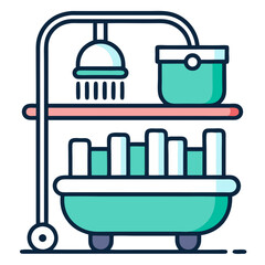 shower caddy icon design