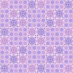 Art Nouveau Seamless repeating tile geometric decorative pattern