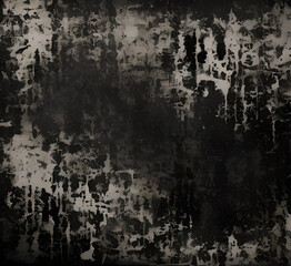  Grunge metal wall texture background, suitable for Halloween theme background, old cracks in cement, dusty old film effect texture, horror concrete imitation facade wall, generative AI