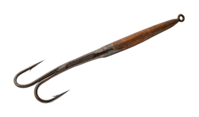 Fishing Hook Remover Tool for Safe Extraction - Isolated on White Background