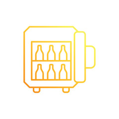 Mini-bar vector icon