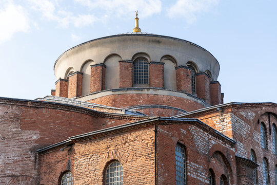 Hagia Irene or Hagia Eirene near the Hagia Sophia in Istanbul, Turkey