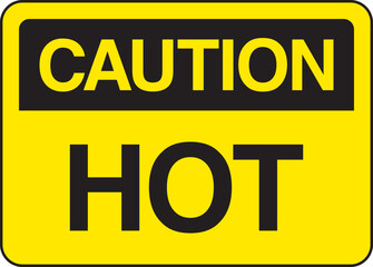 Danger Hot Surface Handle with Care