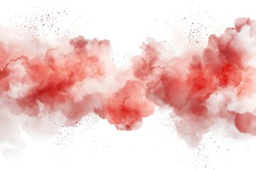 Fototapeta premium Creative expression of love valentine's day red cloud art and romantic abstract mood