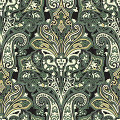 Symmetrical patterns grasses, creating a soft, harmonious design for wallpaper and textiles.