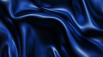 Fototapeta premium Stunning Deep Blue Silk Fabric Texture: A Luxurious and Elegant Visual Feast