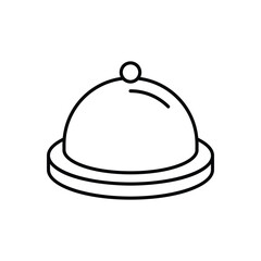 Food Tray vector icon